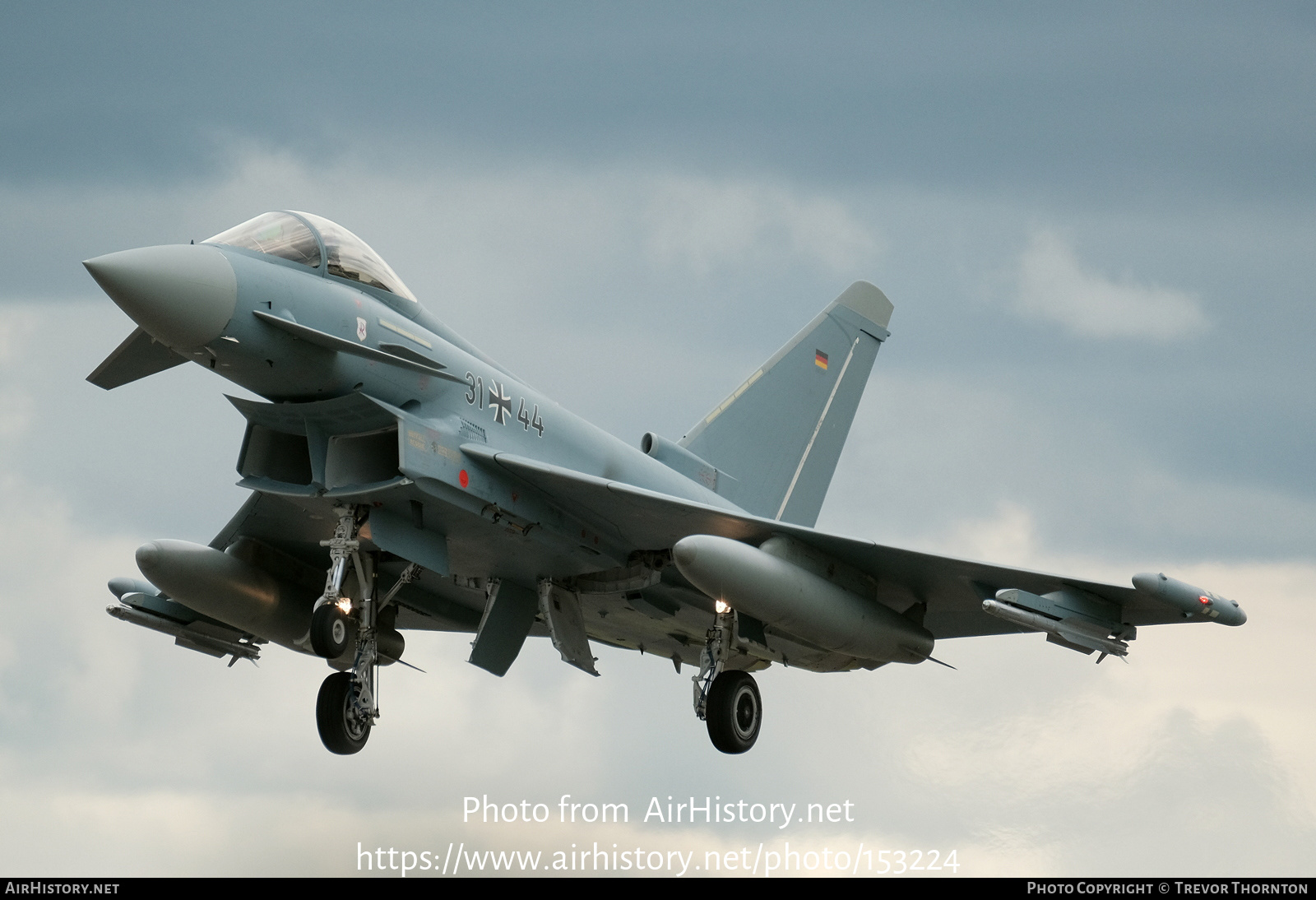 Aircraft Photo of 3144 | Eurofighter EF-2000 Typhoon S | Germany - Air Force | AirHistory.net #153224