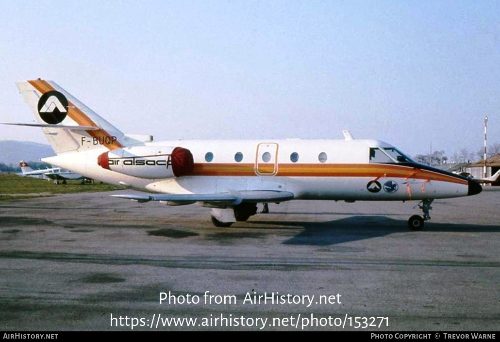 Aircraft Photo of F-BUQP | Aerospatiale SN-601 Corvette 100 | Air Alsace | AirHistory.net #153271