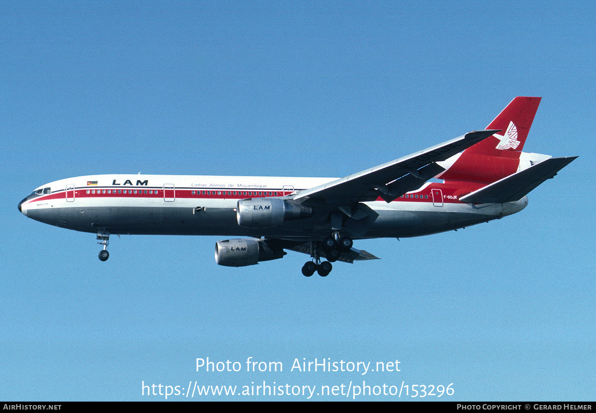 Aircraft Photo of F-GDJK | McDonnell Douglas DC-10-30 | LAM - Linhas Aéreas de Moçambique | AirHistory.net #153296