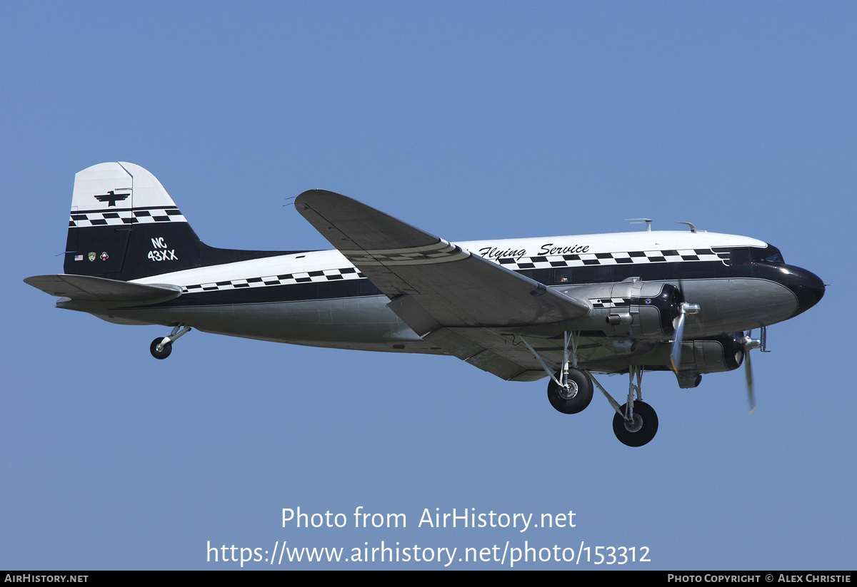 Aircraft Photo of N43XX / NC43XX | Douglas C-53D Skytrooper | Thunderbird Flying Service | AirHistory.net #153312