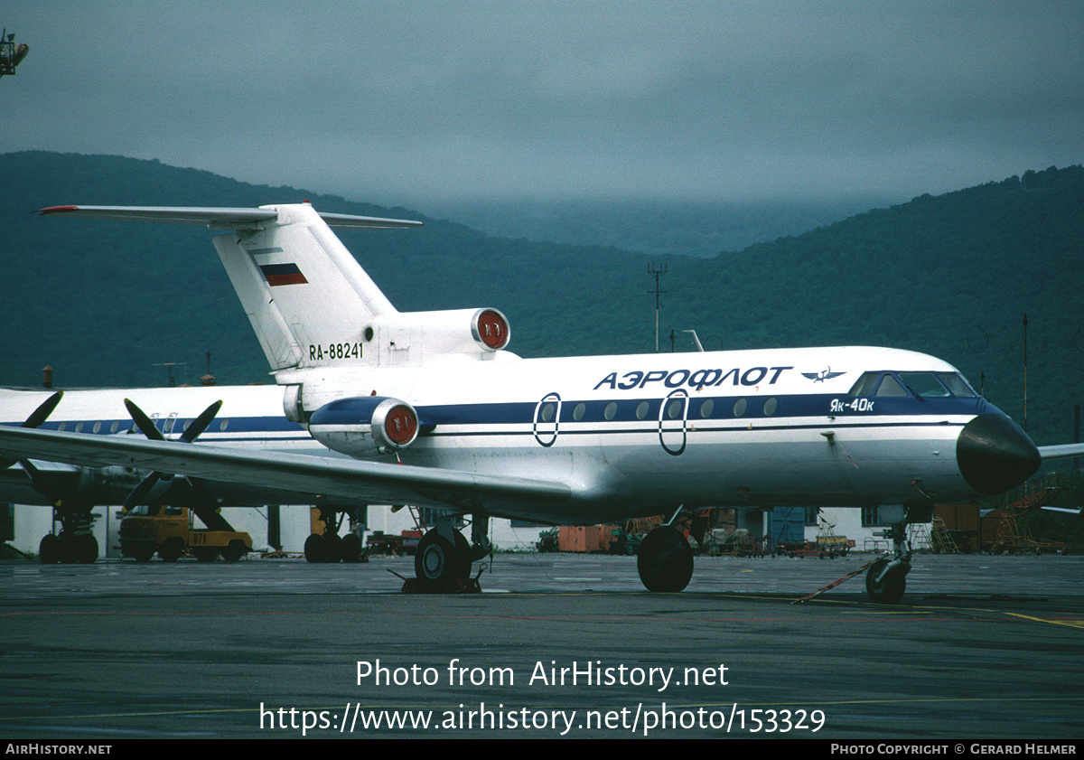 Aircraft Photo of RA-88241 | Yakovlev Yak-40K | Aeroflot | AirHistory.net #153329