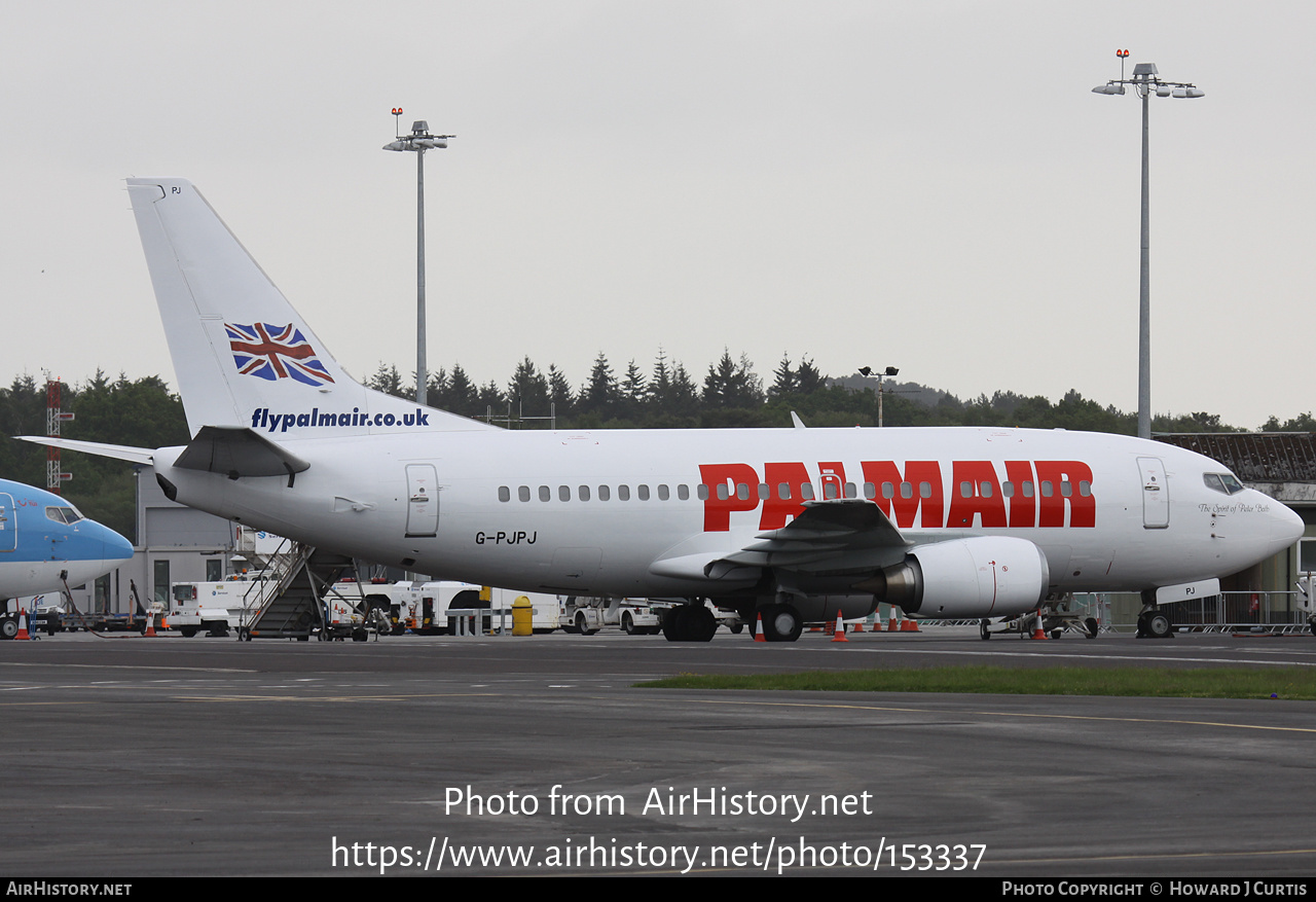 Aircraft Photo of G-PJPJ | Boeing 737-5H6 | Palmair | AirHistory.net #153337