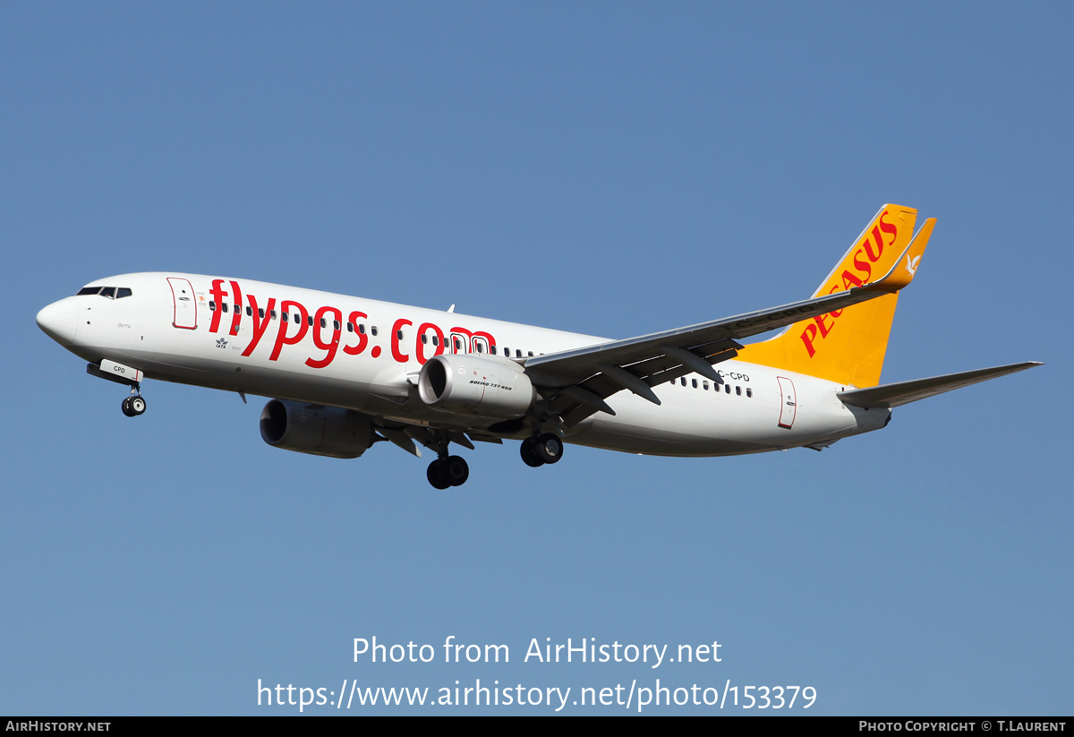 Aircraft Photo of TC-CPD | Boeing 737-82R | Pegasus Airlines | AirHistory.net #153379