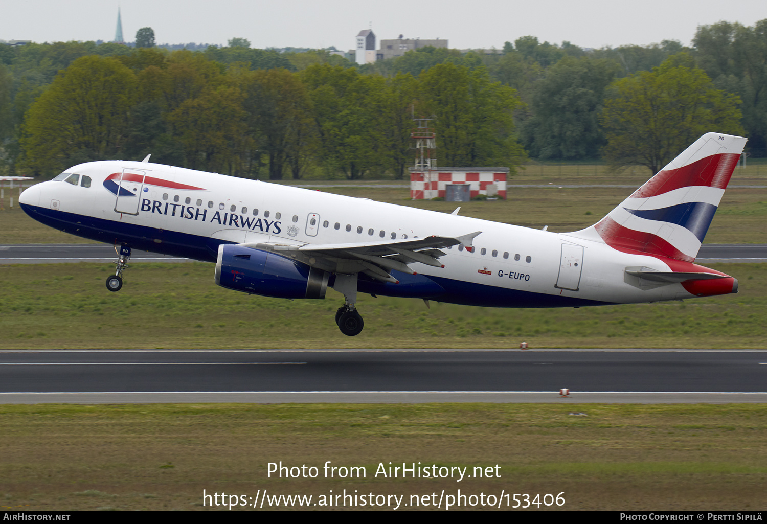 Aircraft Photo of G-EUPO | Airbus A319-131 | British Airways | AirHistory.net #153406