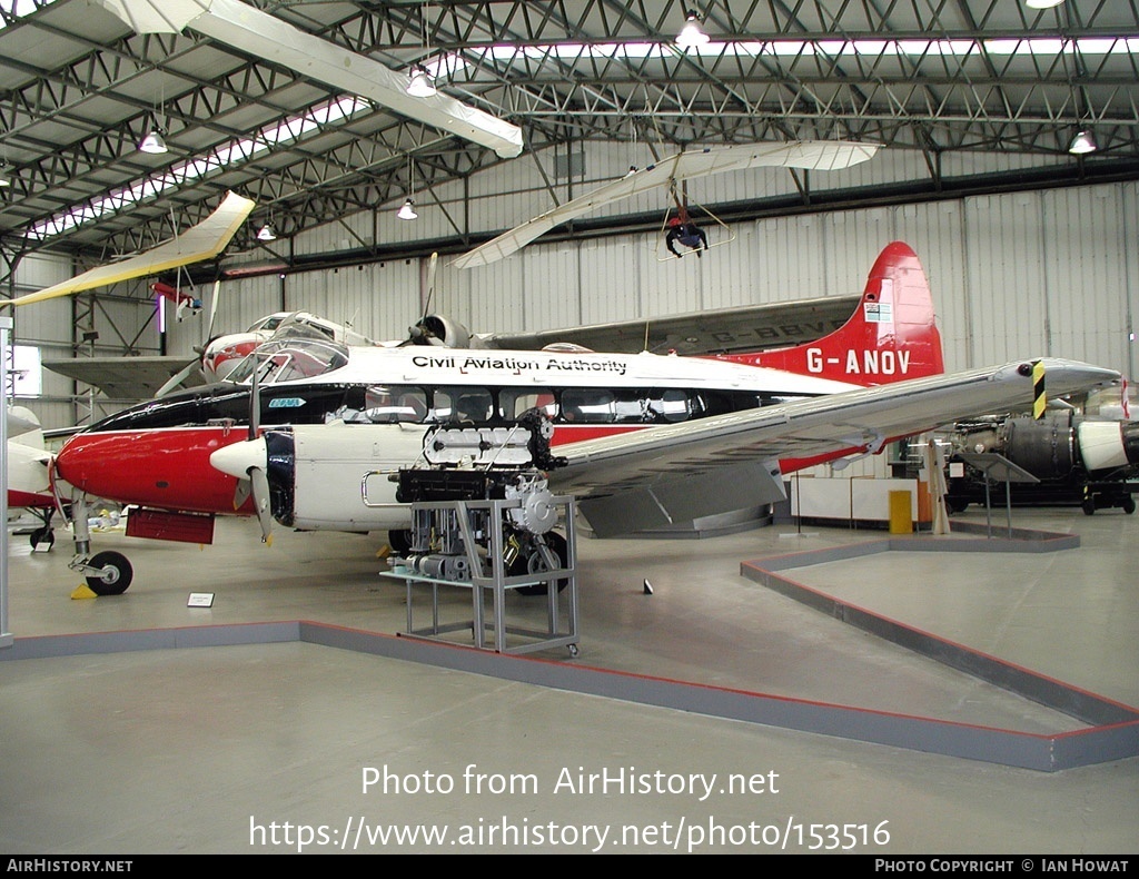 Aircraft Photo of G-ANOV | De Havilland D.H. 104 Dove 6 | Civil Aviation Authority - CAA | AirHistory.net #153516