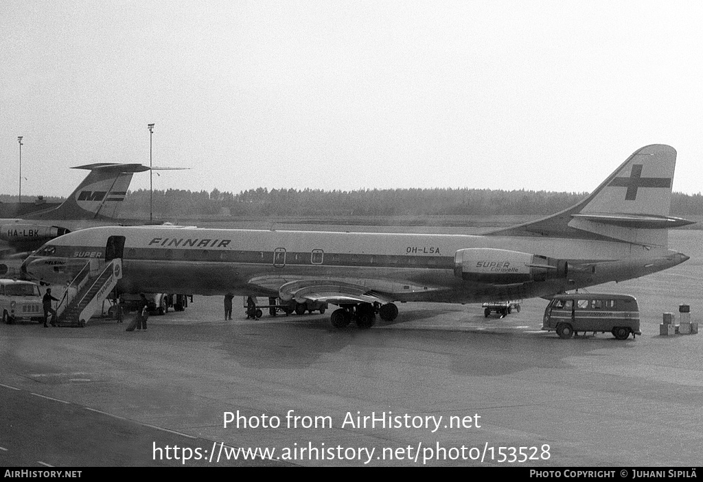 Aircraft Photo of OH-LSA | Sud SE-210 Caravelle 10B3 Super B | Finnair | AirHistory.net #153528