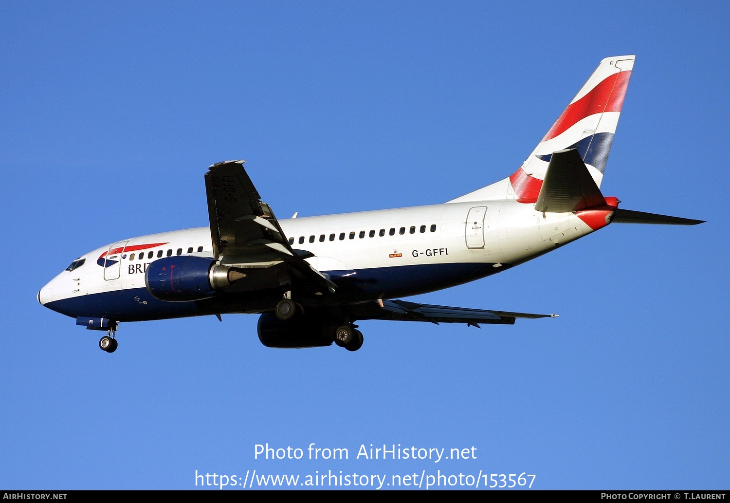 Aircraft Photo of G-GFFI | Boeing 737-528 | British Airways | AirHistory.net #153567