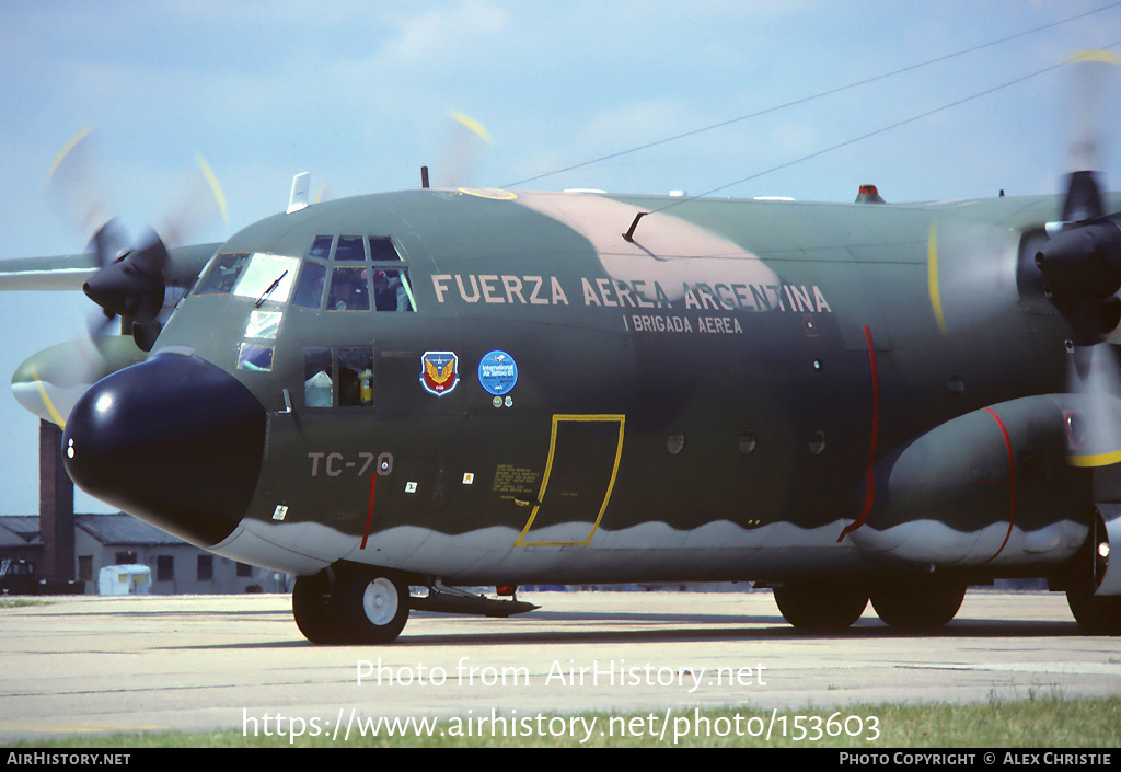 Aircraft Photo of TC-70 | Lockheed KC-130H Hercules (L-382) | Argentina - Air Force | AirHistory.net #153603