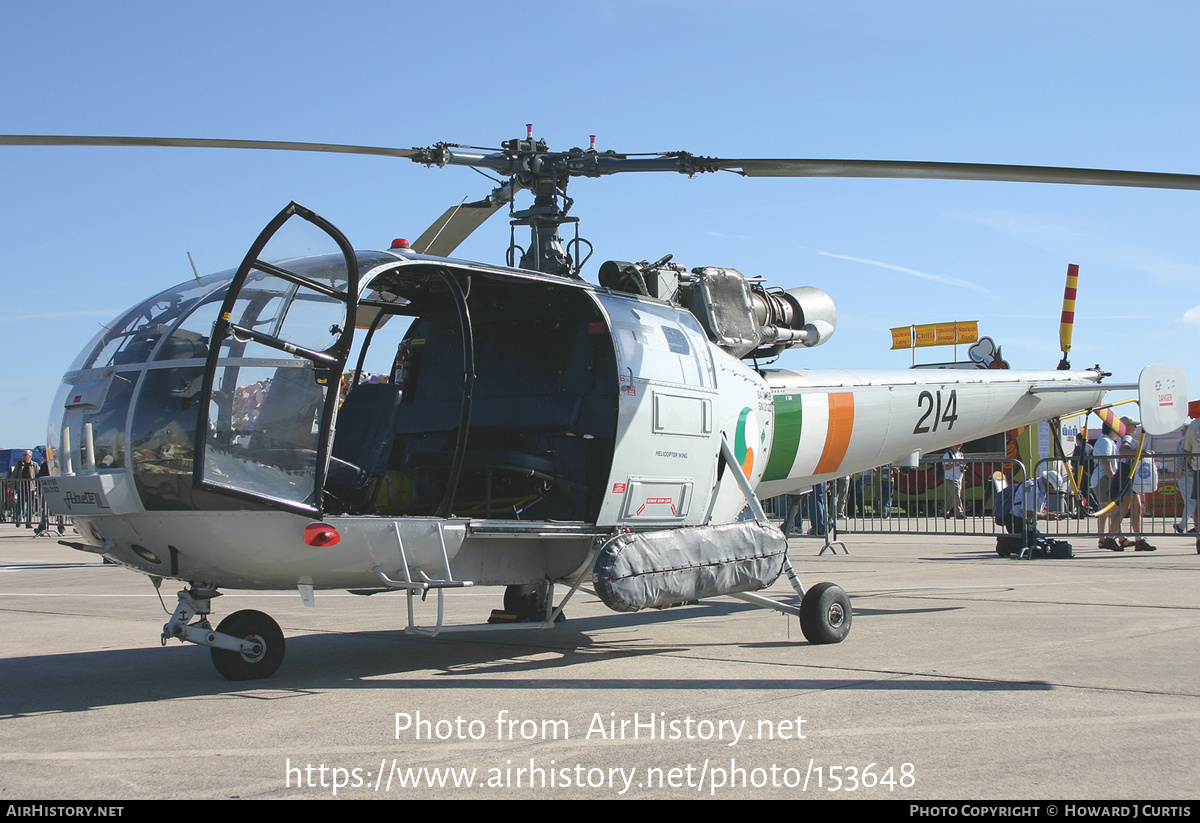 Aircraft Photo of 214 | Aerospatiale SA-316B Alouette III | Ireland - Air Force | AirHistory.net #153648