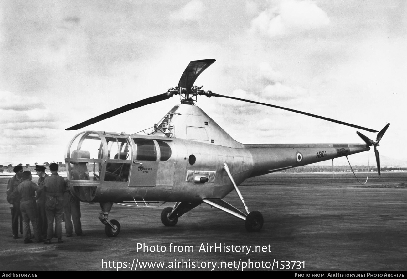 Aircraft Photo of A80-1 | Sikorsky S-51 | Australia - Air Force | AirHistory.net #153731