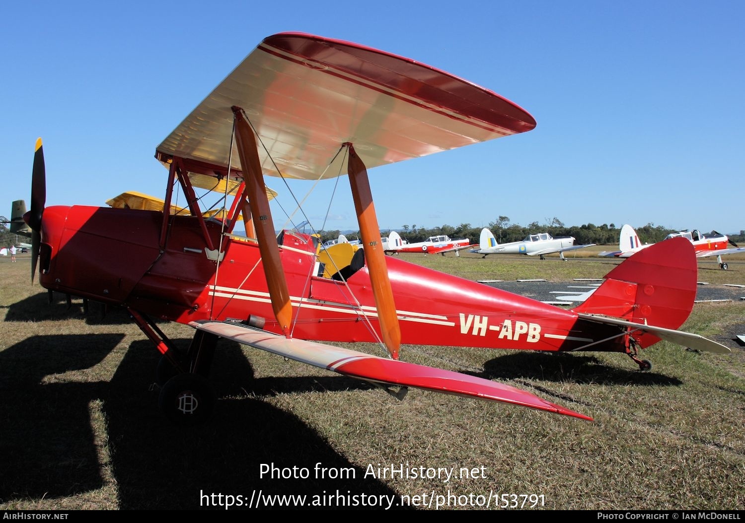 Aircraft Photo of VH-APB | De Havilland D.H. 82A Tiger Moth | AirHistory.net #153791