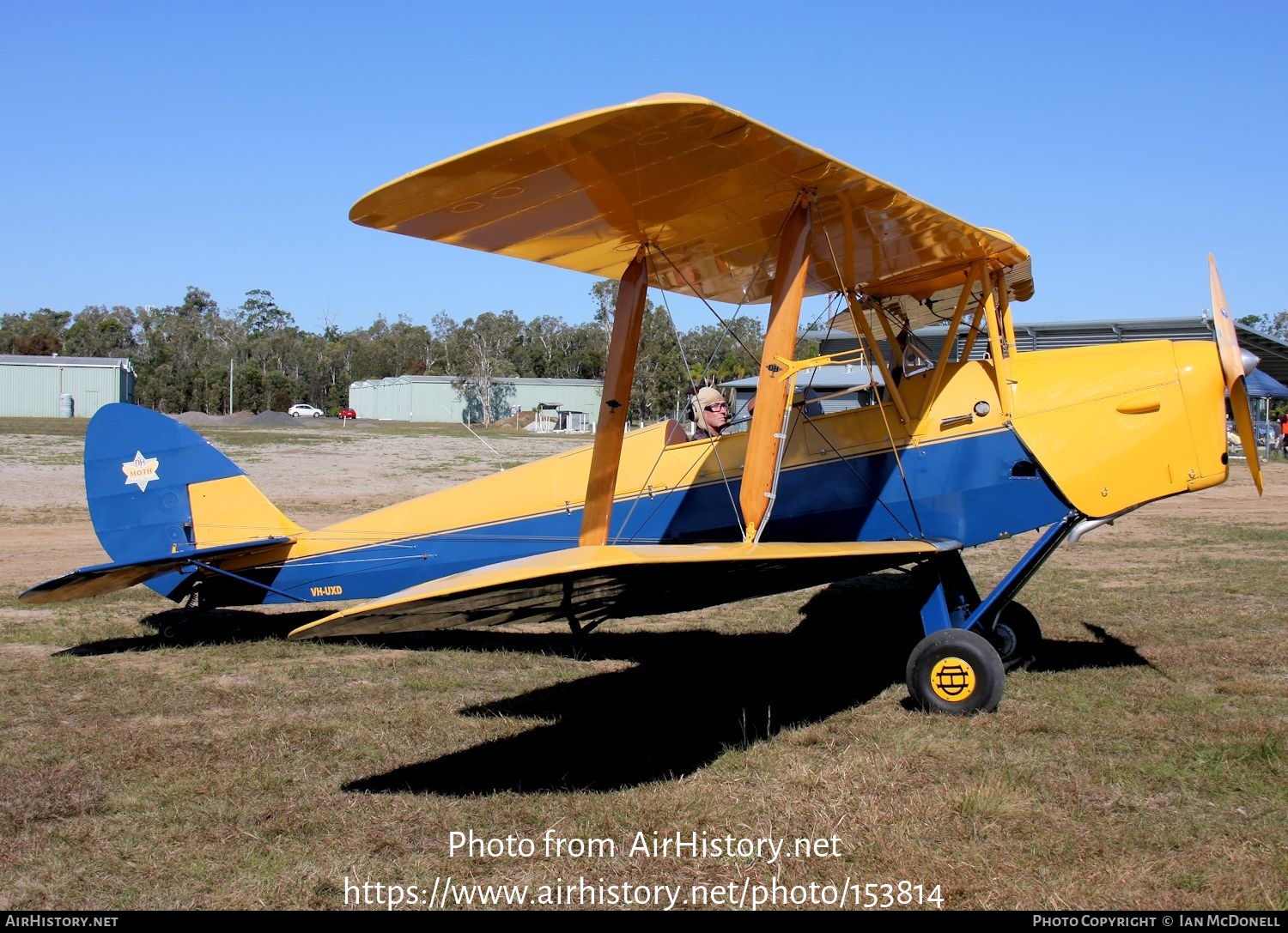 Aircraft Photo of VH-UXD | De Havilland D.H. 82A Tiger Moth | AirHistory.net #153814