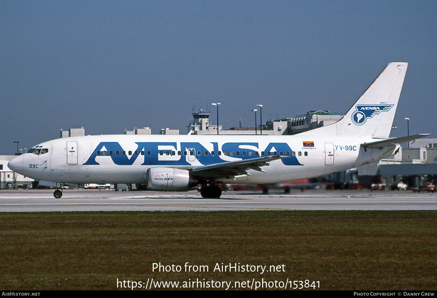 Aircraft Photo of YV-99C | Boeing 737-3Y0 | Avensa - Aerovías Venezolanas | AirHistory.net #153841