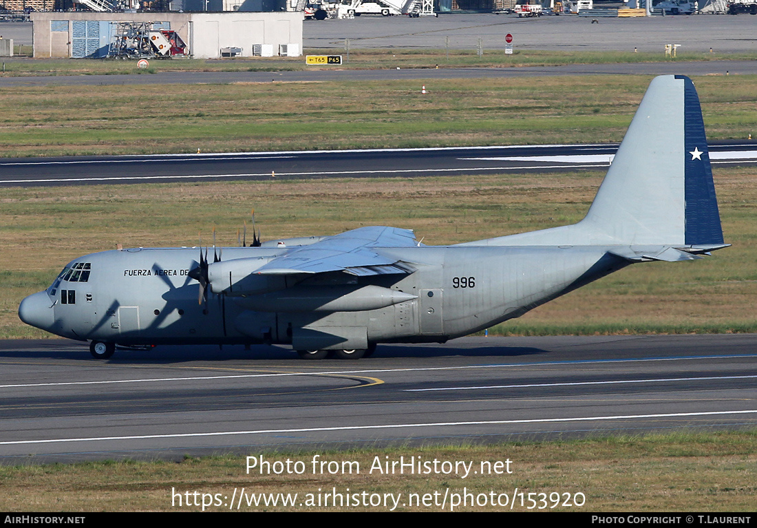 Aircraft Photo of 996 | Lockheed C-130H Hercules | Chile - Air Force | AirHistory.net #153920