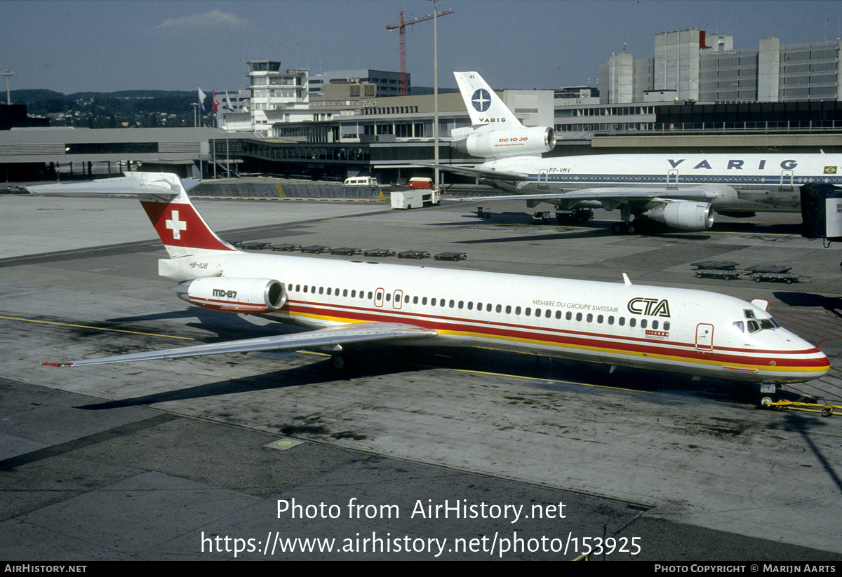 Aircraft Photo of HB-IUB | McDonnell Douglas MD-87 (DC-9-87) | CTA - Compagnie de Transport Aérien | AirHistory.net #153925