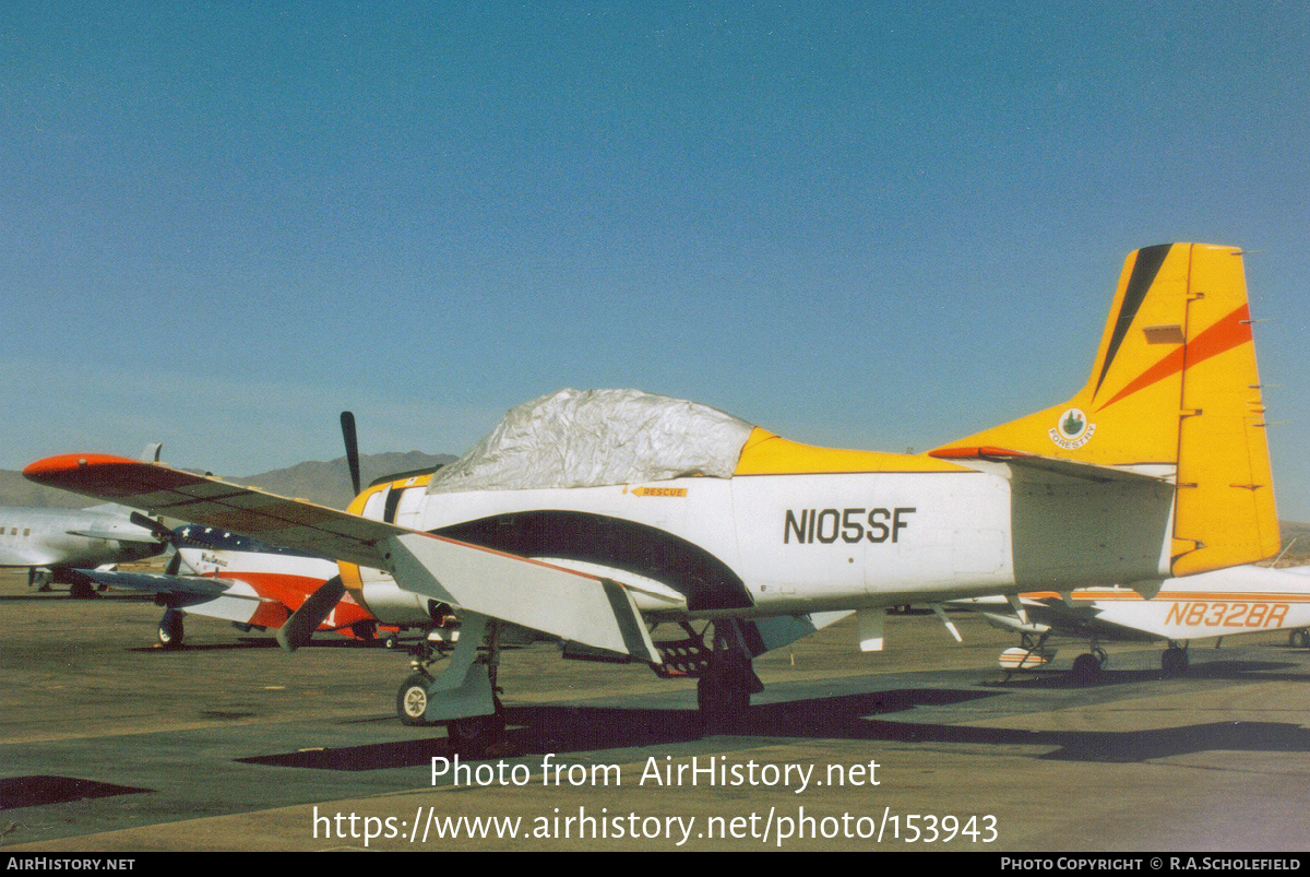 Aircraft Photo of N105SF | North American T-28B Trojan | AirHistory.net #153943