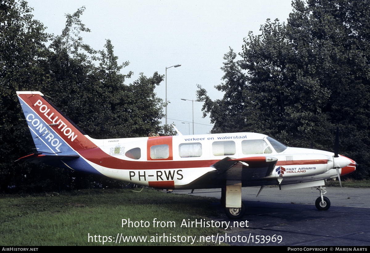 Aircraft Photo of PH-RWS | Piper PA-31-310 Navajo C | Verkeer en Waterstaat | AirHistory.net #153969