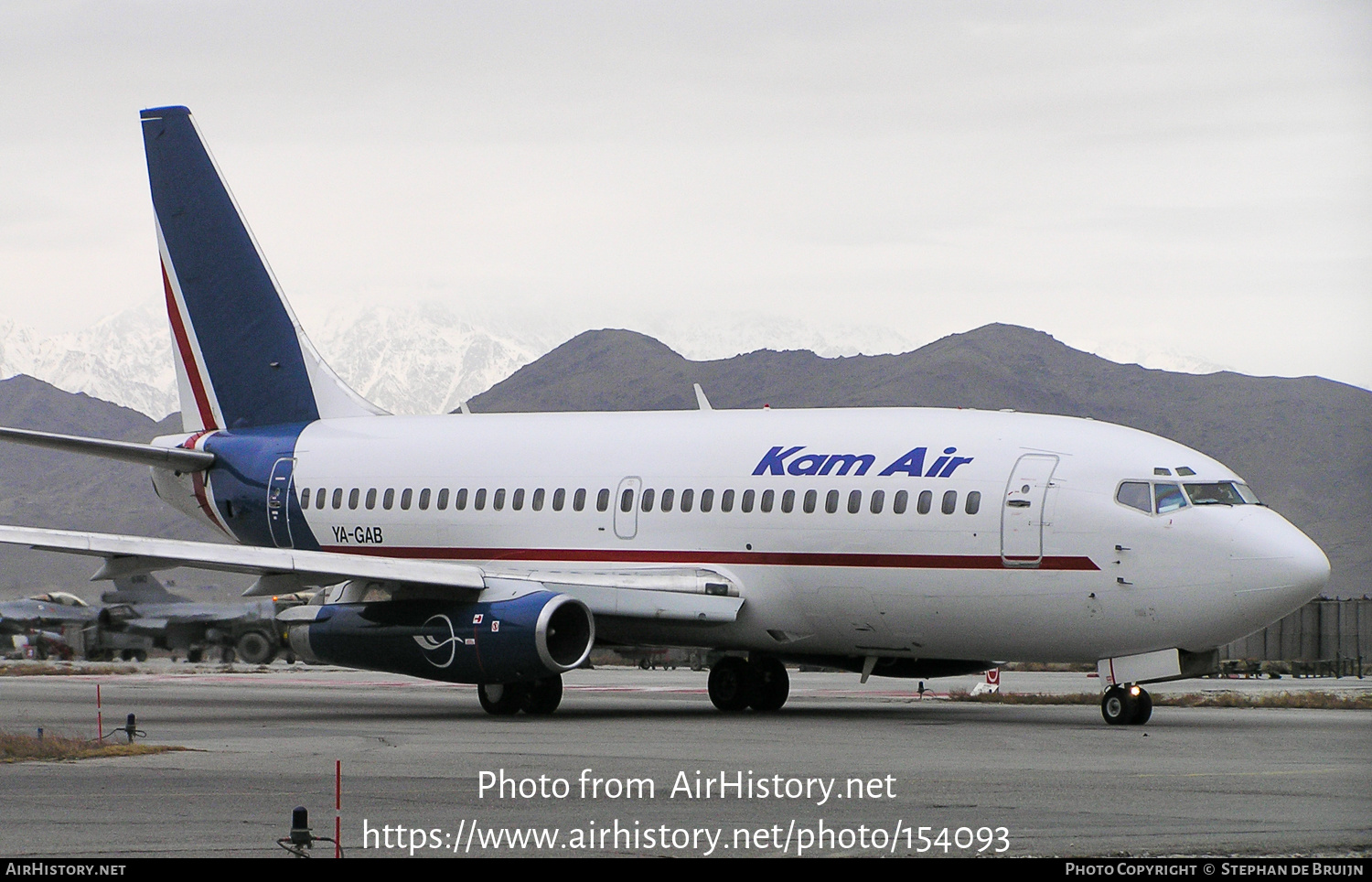 Aircraft Photo of YA-GAB | Boeing 737-277/Adv | Kam Air | AirHistory.net #154093