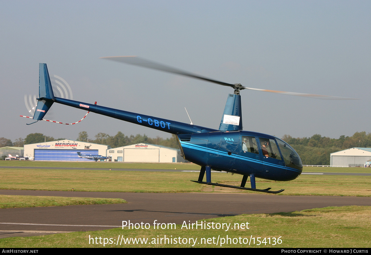 Aircraft Photo of G-CBOT | Robinson R-44 Raven | Bournemouth Helicopters | AirHistory.net #154136