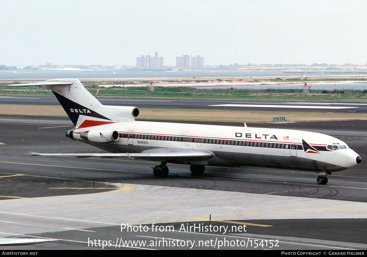 Aircraft Photo of N1650 | Boeing 727-295 | Delta Air Lines | AirHistory.net #154152