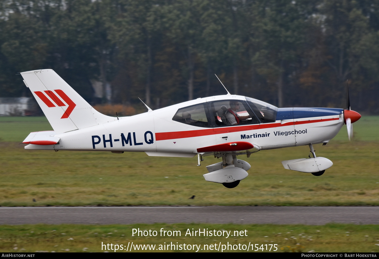 Aircraft Photo of PH-MLQ | Socata TB-10 Tobago GT | Martinair Vliegschool | AirHistory.net #154175