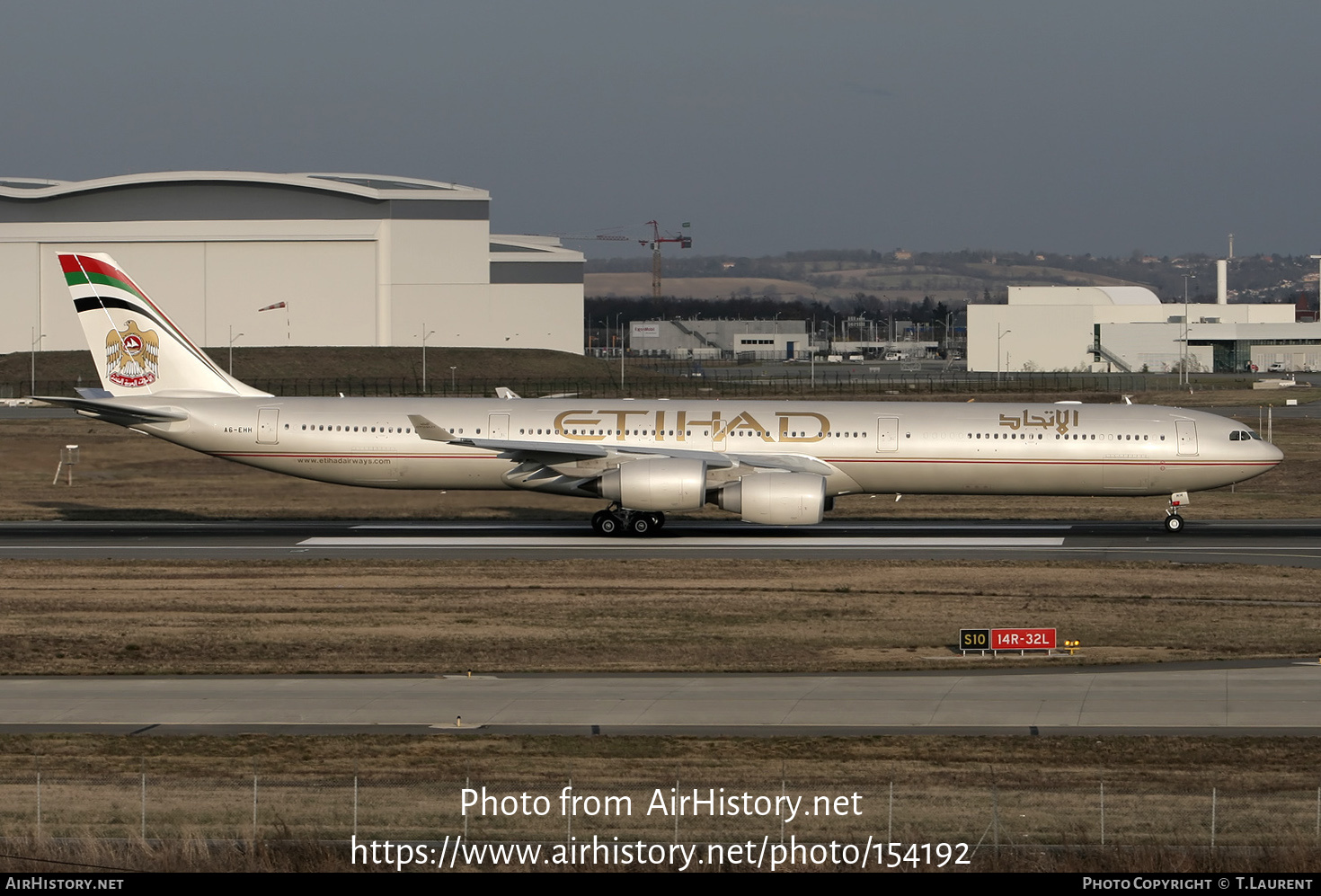 Aircraft Photo of A6-EHH | Airbus A340-642 | Etihad Airways | AirHistory.net #154192