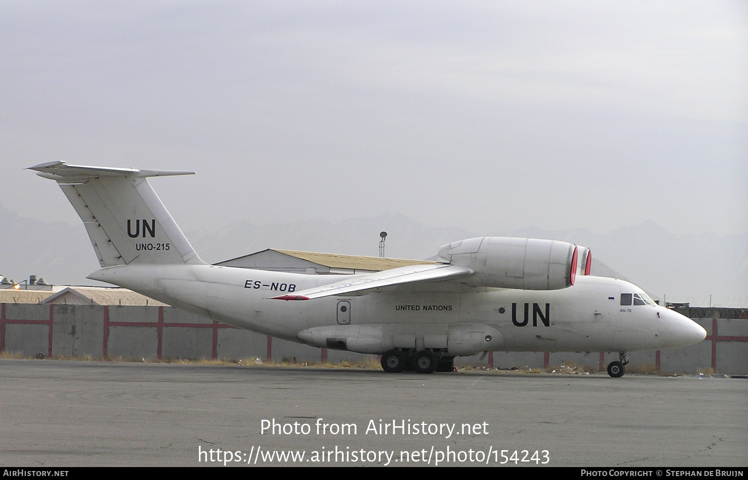 Aircraft Photo of ES-NOB | Antonov An-72-100 | United Nations | AirHistory.net #154243