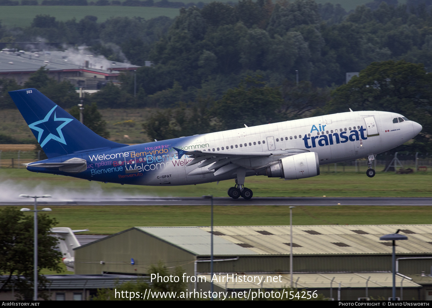 Aircraft Photo of C-GPAT | Airbus A310-308/ET | Air Transat | AirHistory.net #154256