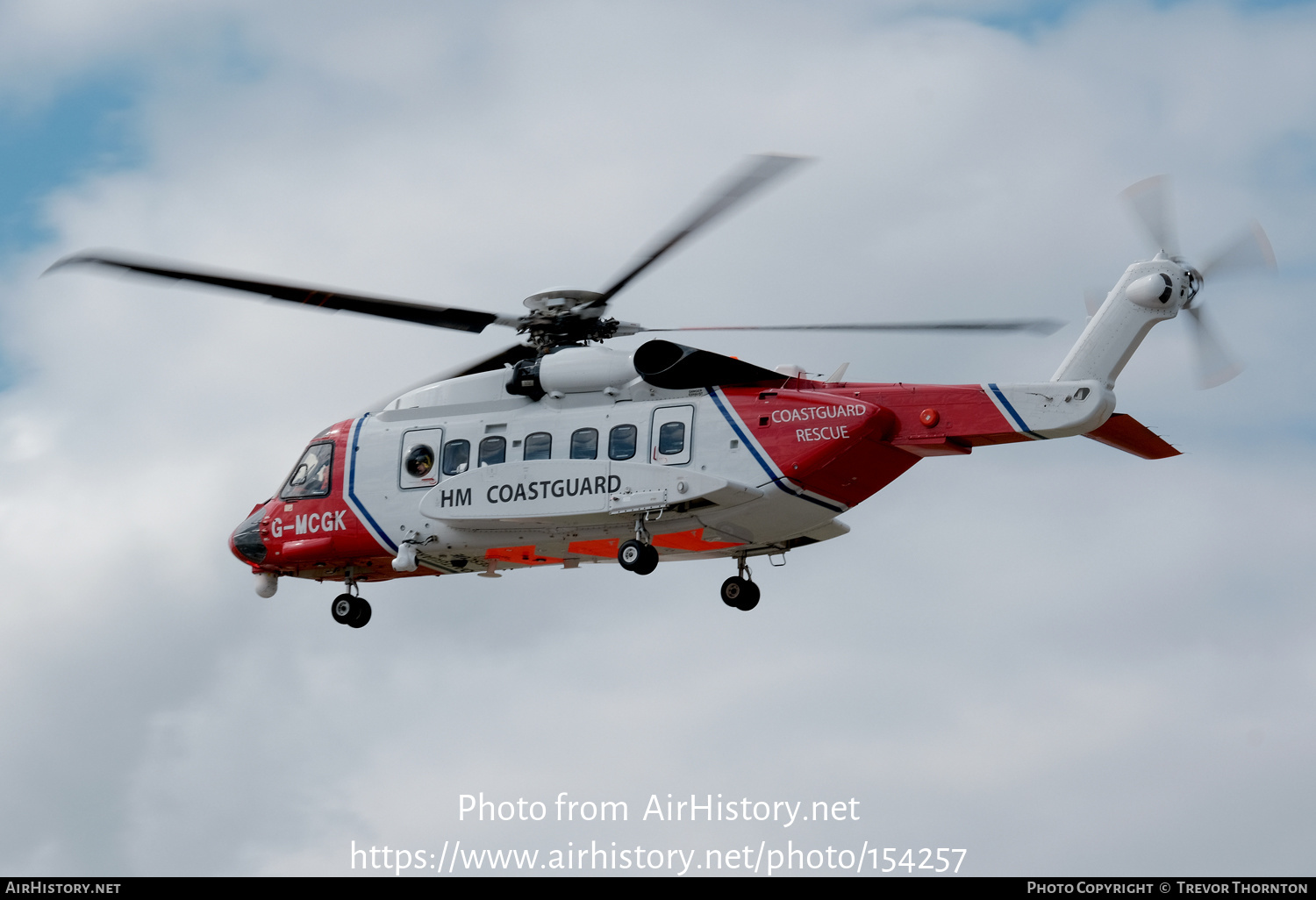 Aircraft Photo of G-MCGK | Sikorsky S-92A | HM Coastguard | AirHistory.net #154257