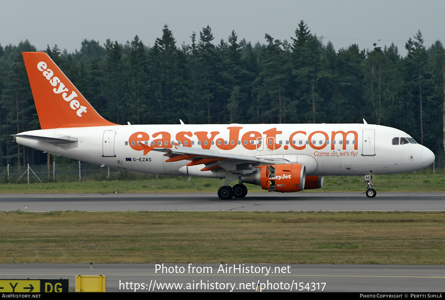 Aircraft Photo of G-EZAS | Airbus A319-111 | EasyJet | AirHistory.net #154317