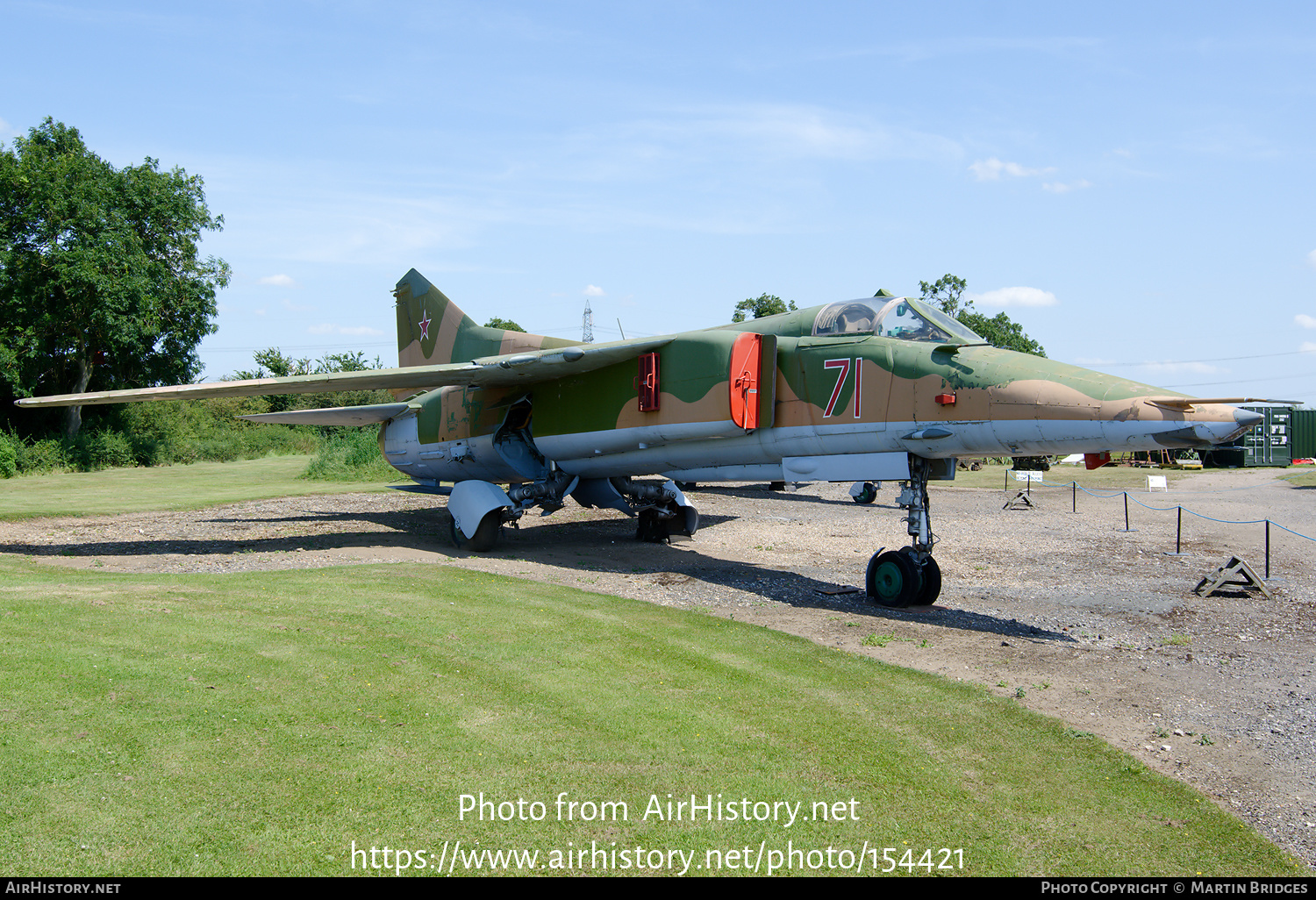 Aircraft Photo of 71 | Mikoyan-Gurevich MiG-27K | Russia - Air Force | AirHistory.net #154421