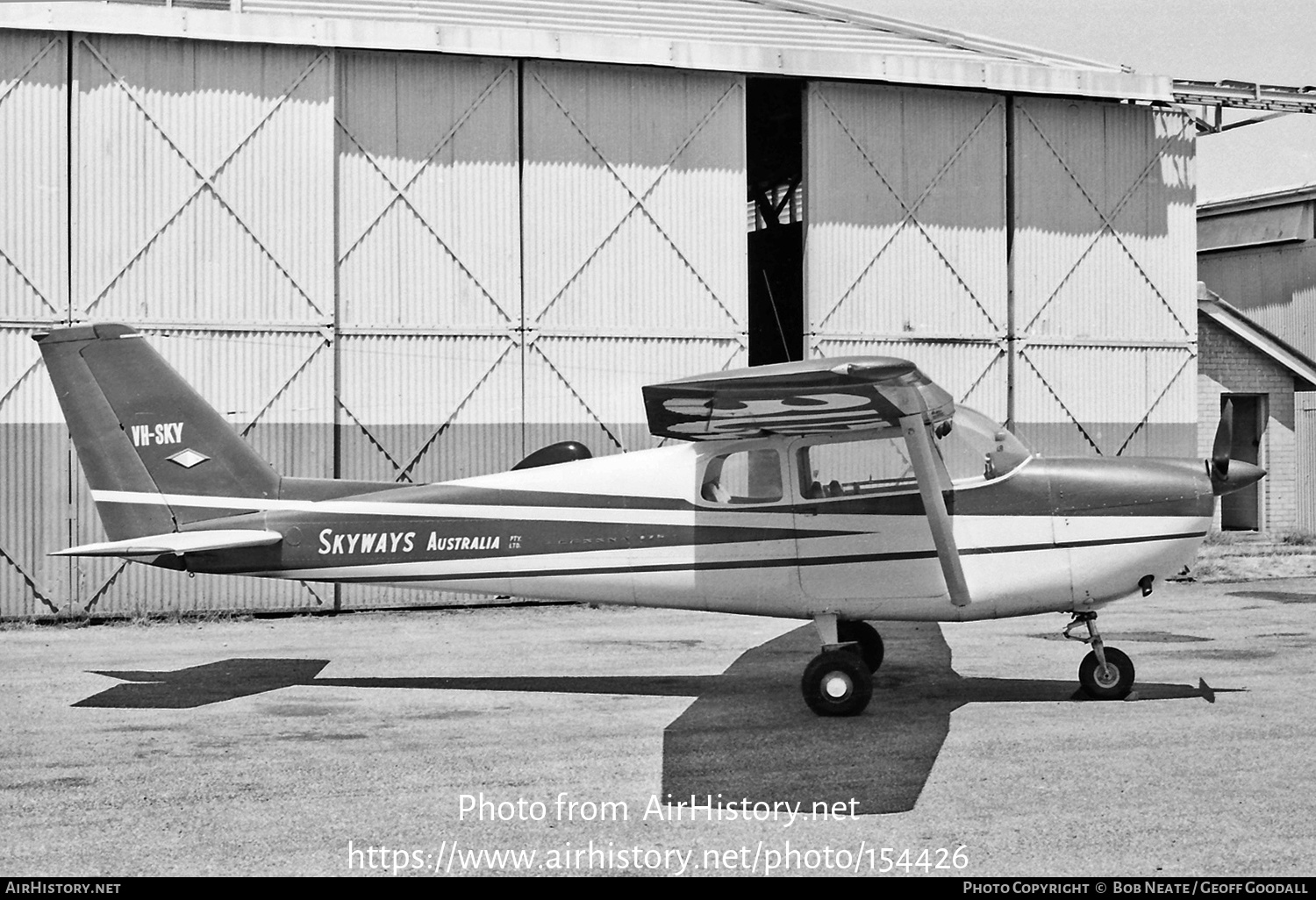 Aircraft Photo of VH-SKY | Cessna 175B Skylark | Skyways Australia | AirHistory.net #154426