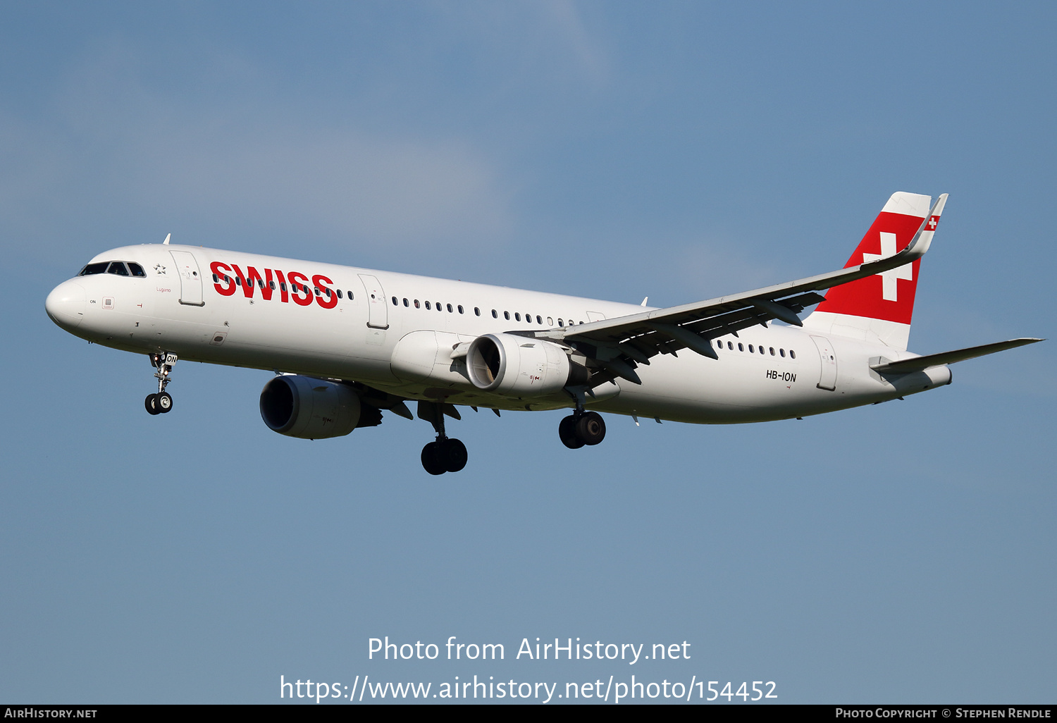 Aircraft Photo of HB-ION | Airbus A321-212 | Swiss International Air Lines | AirHistory.net #154452