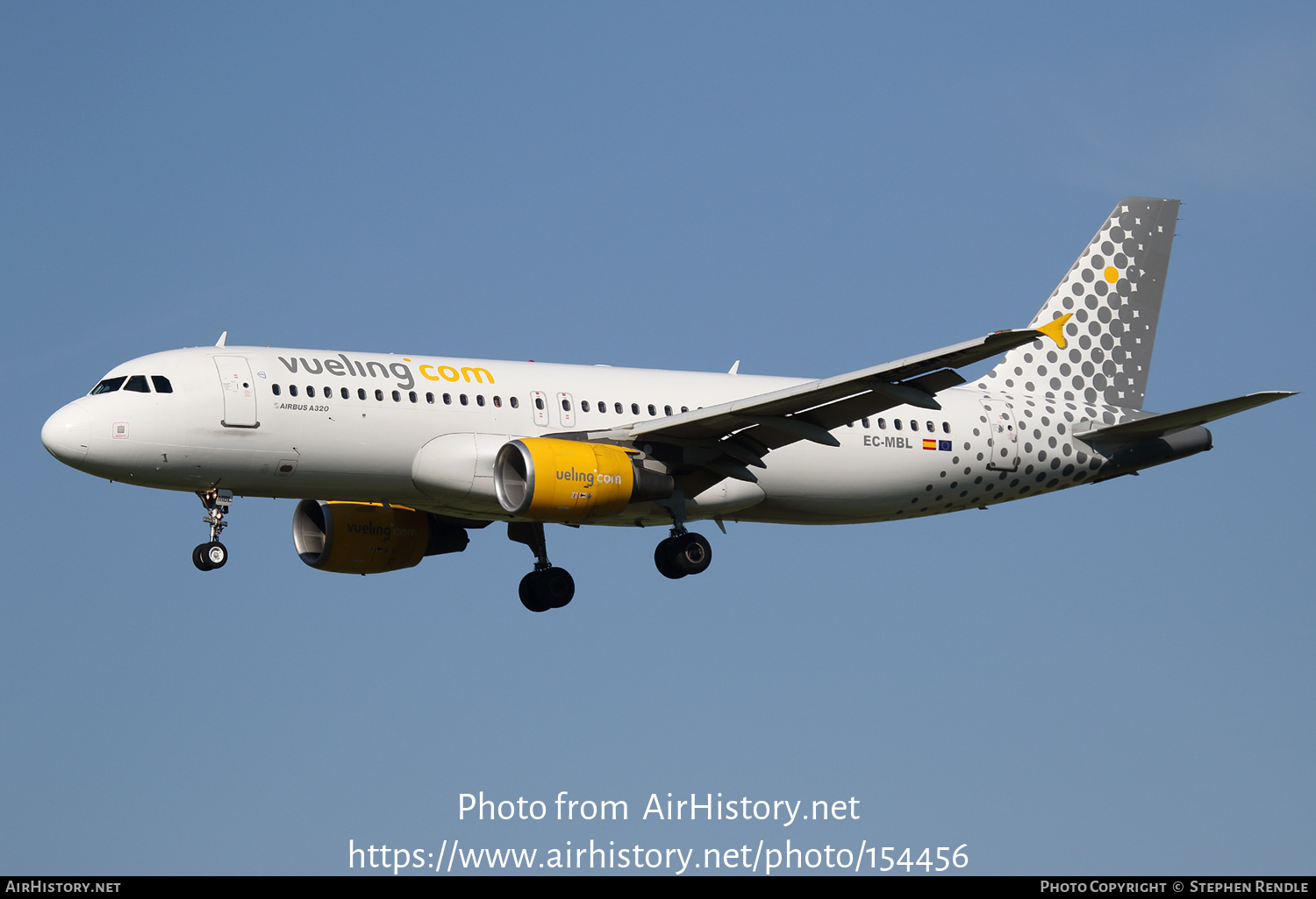 Aircraft Photo of EC-MBL | Airbus A320-214 | Vueling Airlines | AirHistory.net #154456