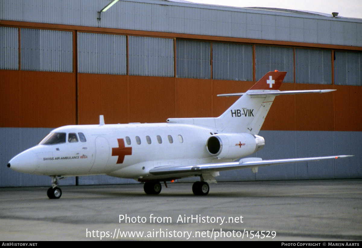 Aircraft Photo of HB-VIK | British Aerospace BAe-125-800B | REGA - Swiss Air Ambulance | AirHistory.net #154529