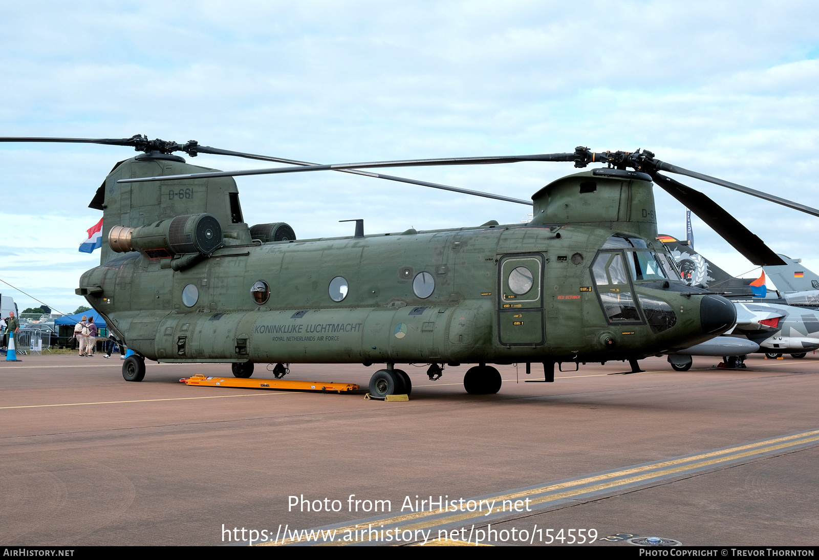 Aircraft Photo of D-661 | Boeing CH-47D Chinook (414) | Netherlands - Air Force | AirHistory.net #154559