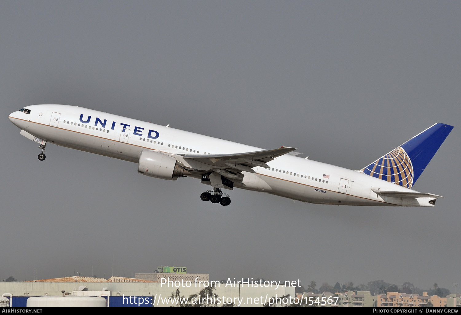 Aircraft Photo of N799UA | Boeing 777-222/ER | United Airlines | AirHistory.net #154567