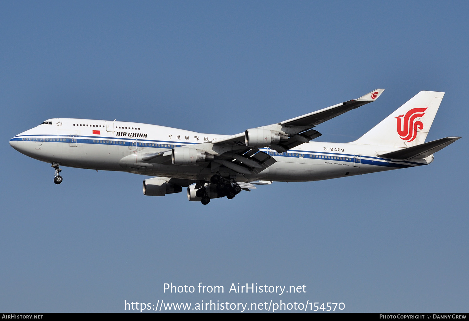 Aircraft Photo of B-2469 | Boeing 747-4J6M | Air China | AirHistory.net #154570