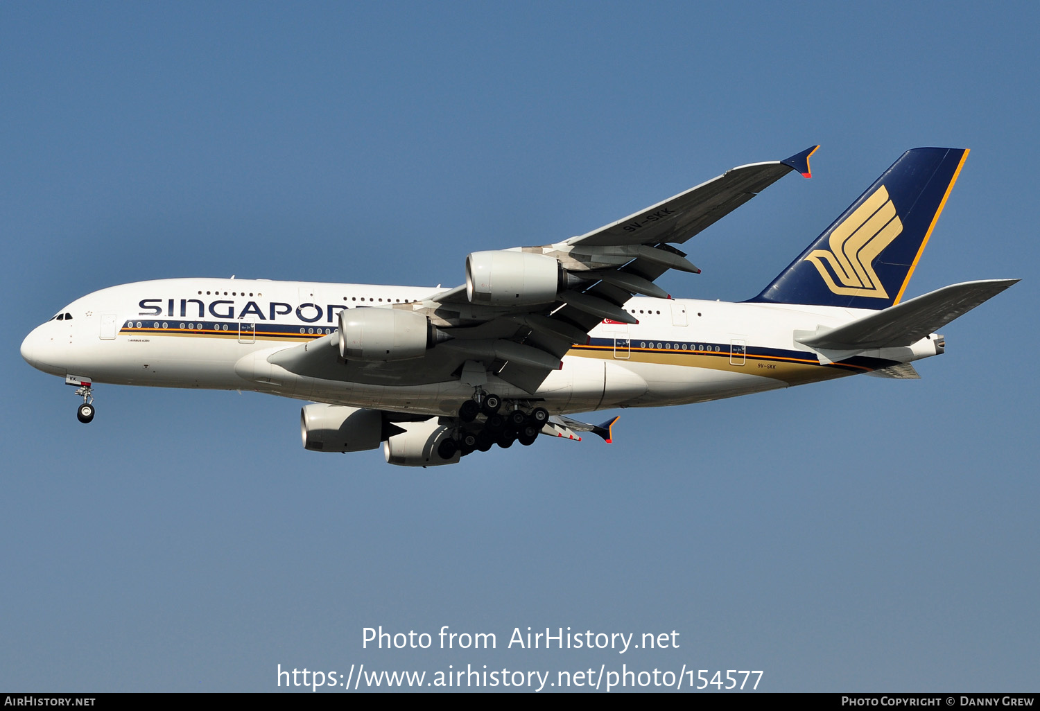 Aircraft Photo of 9V-SKK | Airbus A380-841 | Singapore Airlines | AirHistory.net #154577