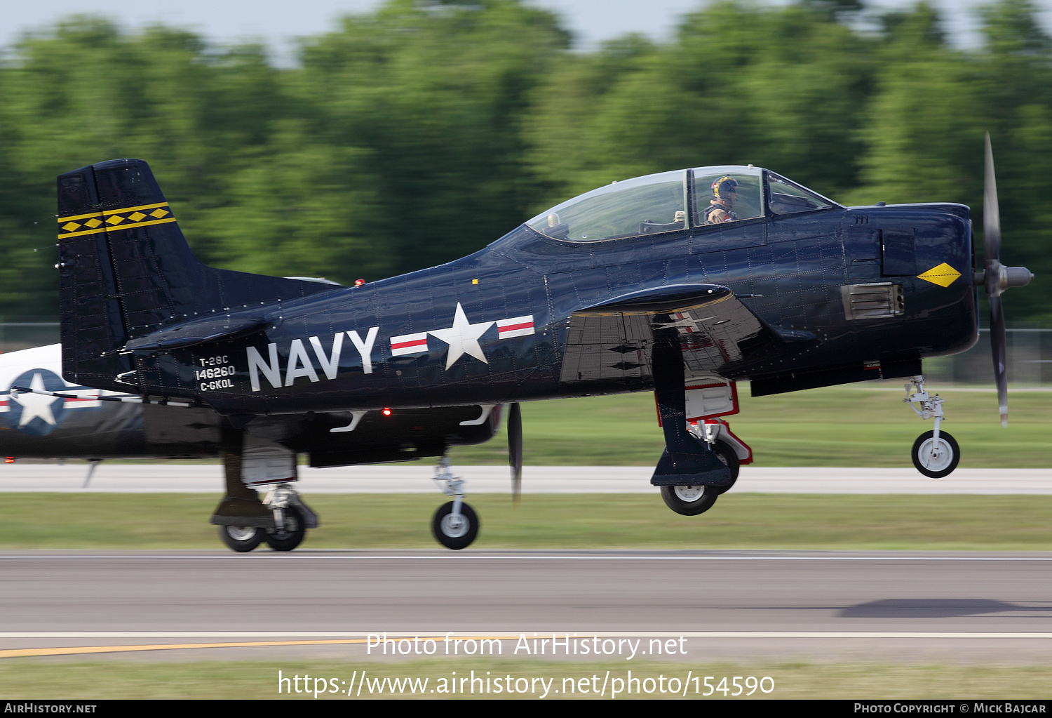 Aircraft Photo of C-GKOL / 146260 | North American T-28C Trojan | USA - Navy | AirHistory.net #154590