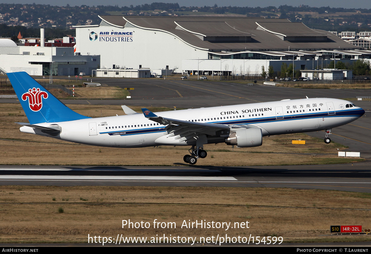 Aircraft Photo of F-WWTX | Airbus A330-223 | China Southern Airlines | AirHistory.net #154599