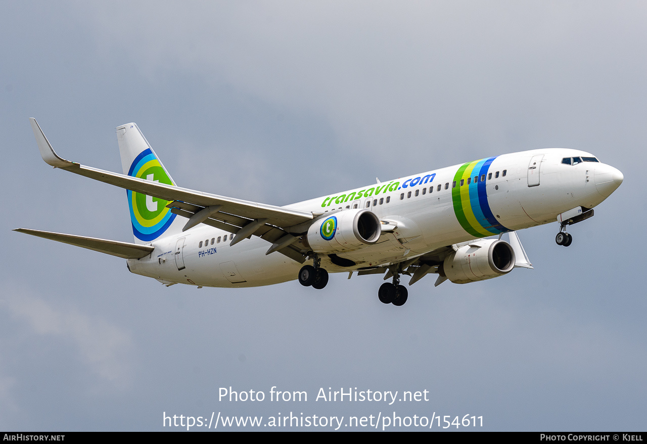 Aircraft Photo of PH-HZN | Boeing 737-8K2 | Transavia | AirHistory.net #154611