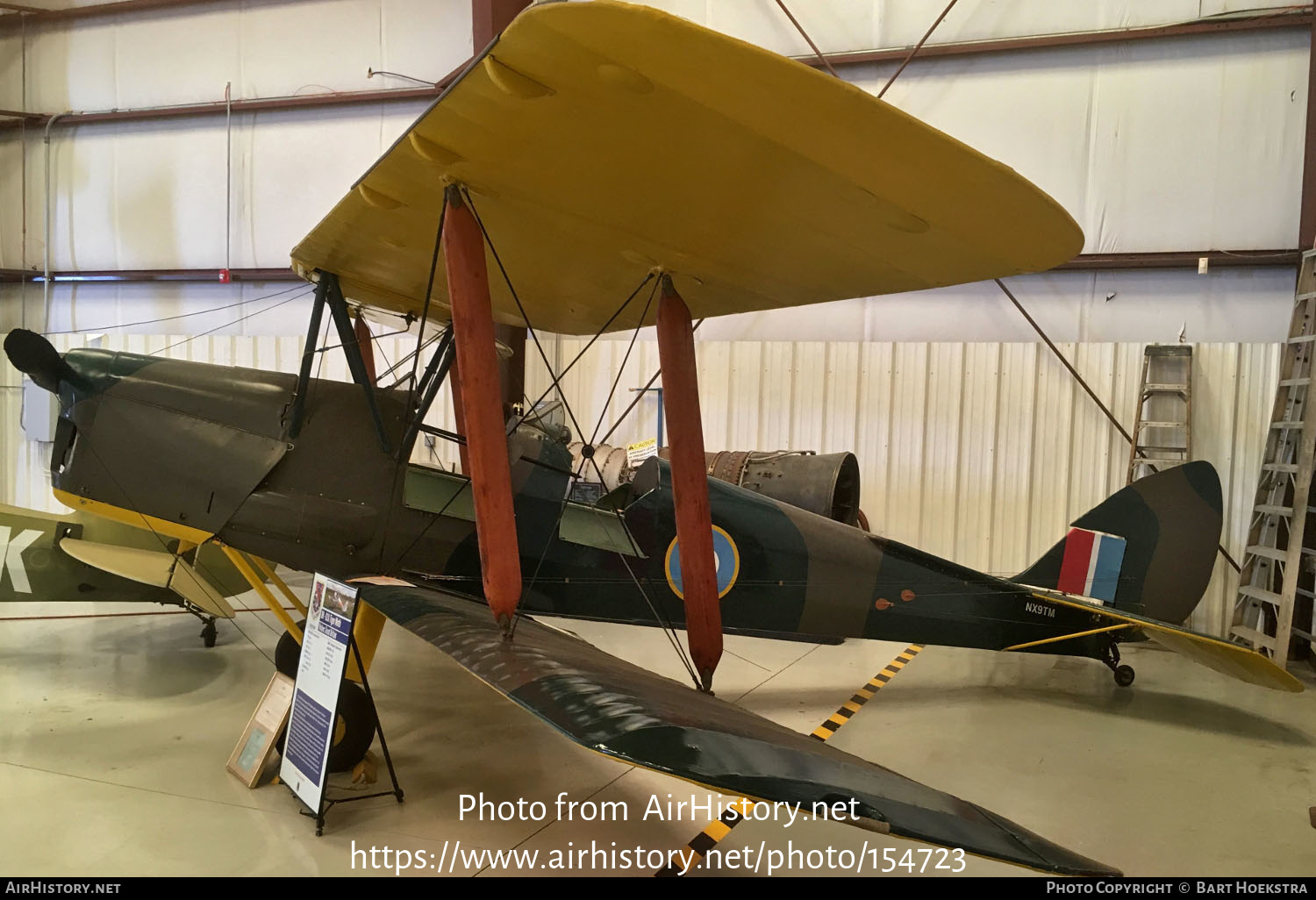 Aircraft Photo of N9TM / NX9TM | De Havilland D.H. 82A Tiger Moth | UK - Air Force | AirHistory.net #154723