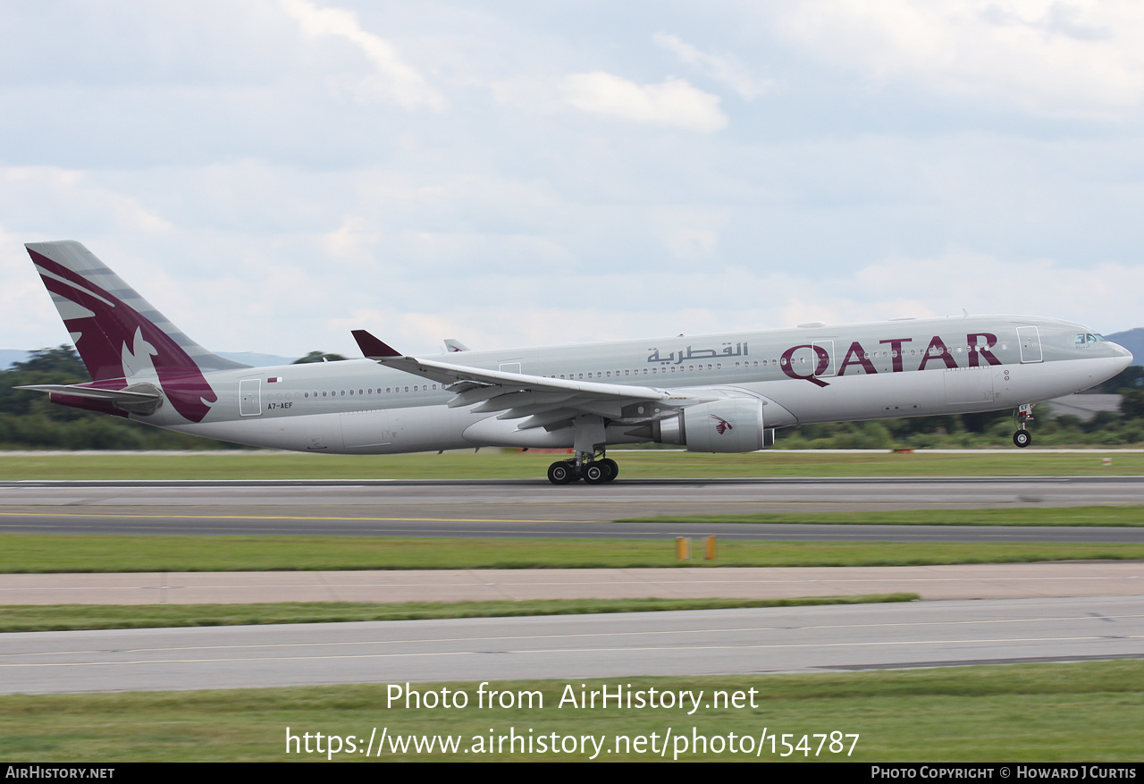 Aircraft Photo of A7-AEF | Airbus A330-302 | Qatar Airways | AirHistory.net #154787