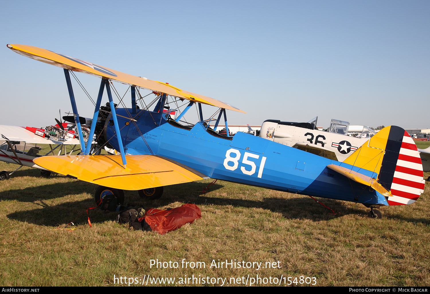 Aircraft Photo of N851WM | Boeing N2S-3 Kaydet (B75N1) | USA - Navy | AirHistory.net #154803