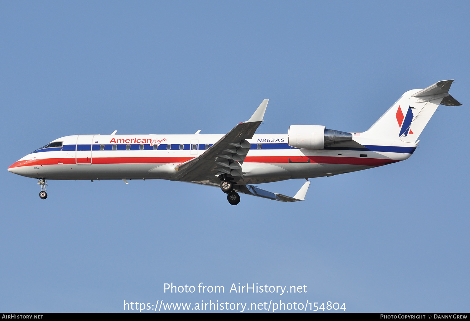 Aircraft Photo of N862AS | Bombardier CRJ-200ER (CL-600-2B19) | American Eagle | AirHistory.net #154804