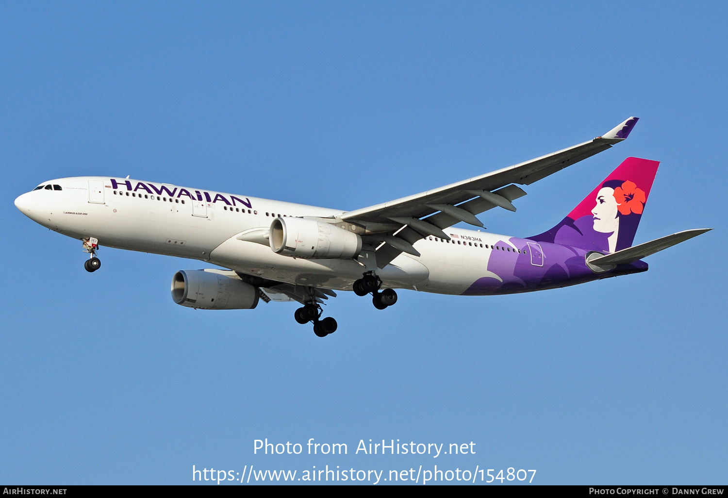 Aircraft Photo of N383HA | Airbus A330-243 | Hawaiian Airlines | AirHistory.net #154807