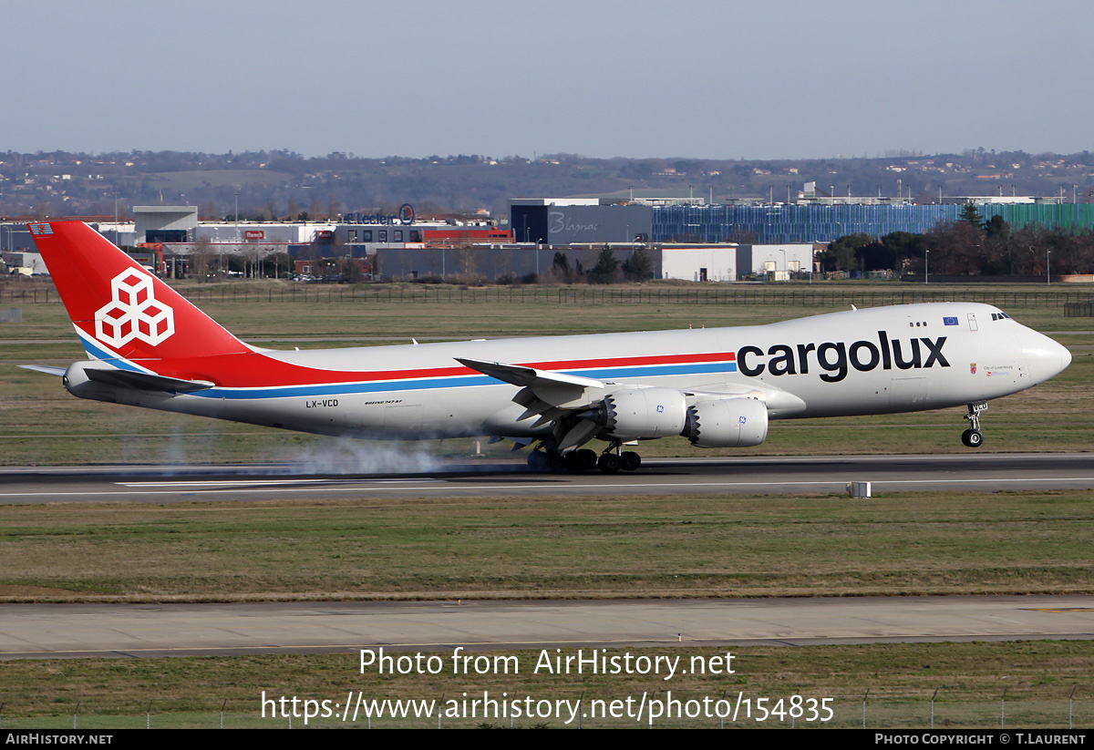 Aircraft Photo of LX-VCD | Boeing 747-8R7F/SCD | Cargolux | AirHistory.net #154835