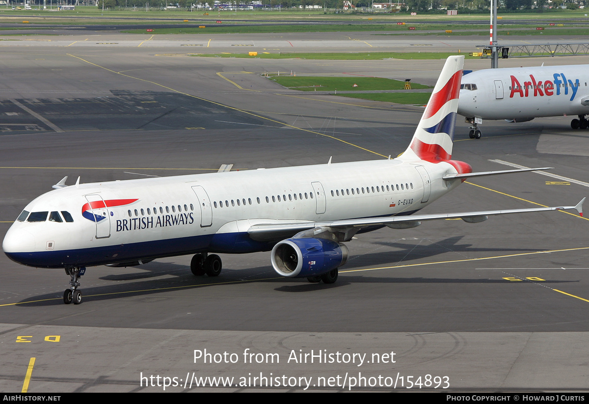 Aircraft Photo of G-EUXD | Airbus A321-231 | British Airways | AirHistory.net #154893