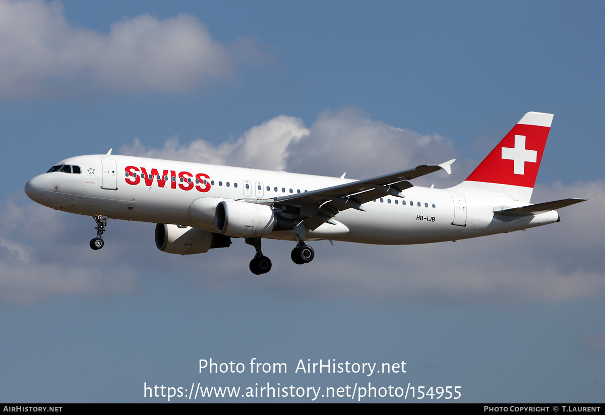 Aircraft Photo of HB-IJB | Airbus A320-214 | Swiss International Air Lines | AirHistory.net #154955